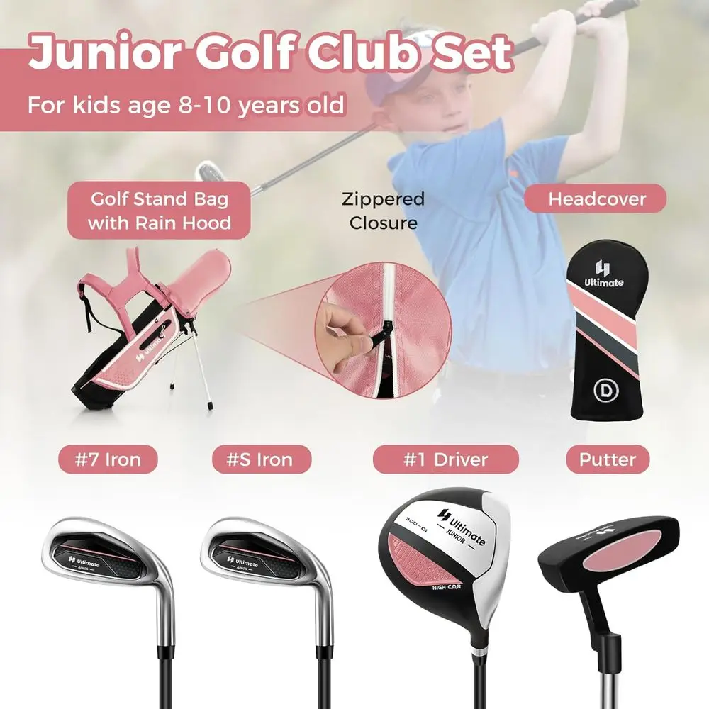 Youth Golf Club Set with Stand - Golf Equipment Kids ulasan dan harga
