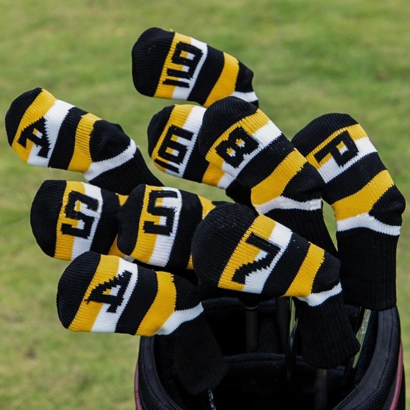   9Pcs Knitted Golf Club Headc - Golf Equipment Set ulasan dan harga