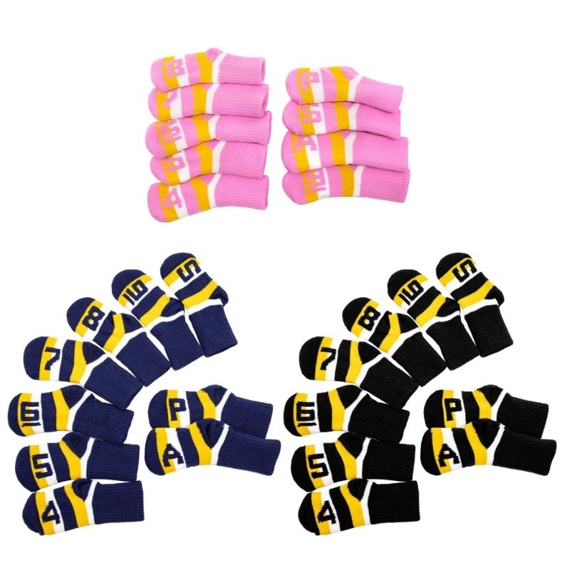   9Pcs Knitted Golf Club Headc - Golf Equipment Set ulasan dan harga