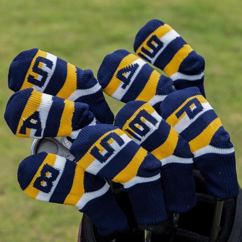   9Pcs Knitted Golf Club Headc - Golf Equipment Set ulasan dan harga