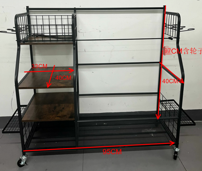 Rolling Golf Storage Rack Gara - Golf Equipment Garage Organizer ulasan dan harga