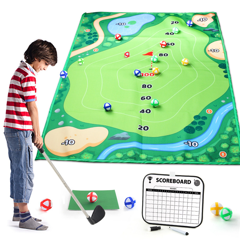 Golf Game Mat, Children's Toy  - Golf Equipment Set ulasan dan harga