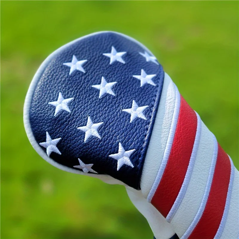 Patriotic Golf Club Head Cover - Golf Equipment Set ulasan dan harga