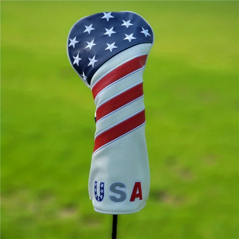 Patriotic Golf Club Head Cover - Golf Equipment Set ulasan dan harga
