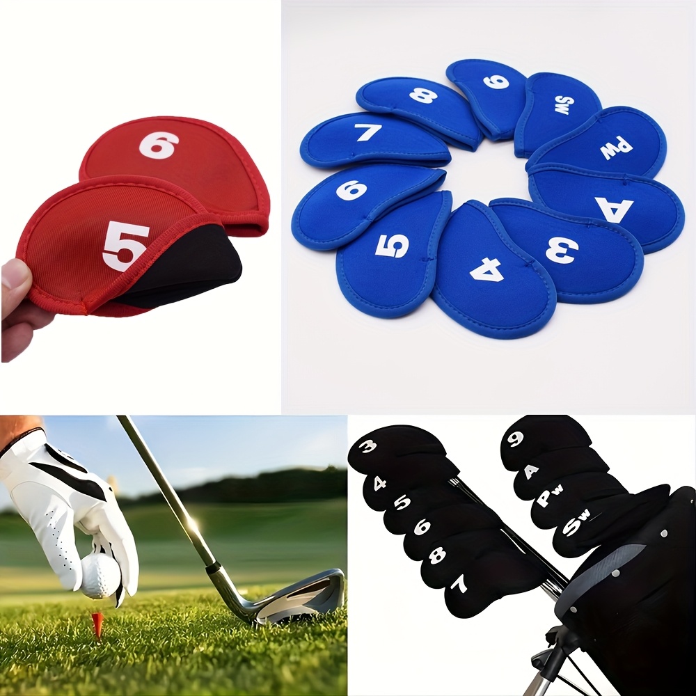 10Pcs Portable Golf Club Iron  - Golf Equipment Set ulasan dan harga