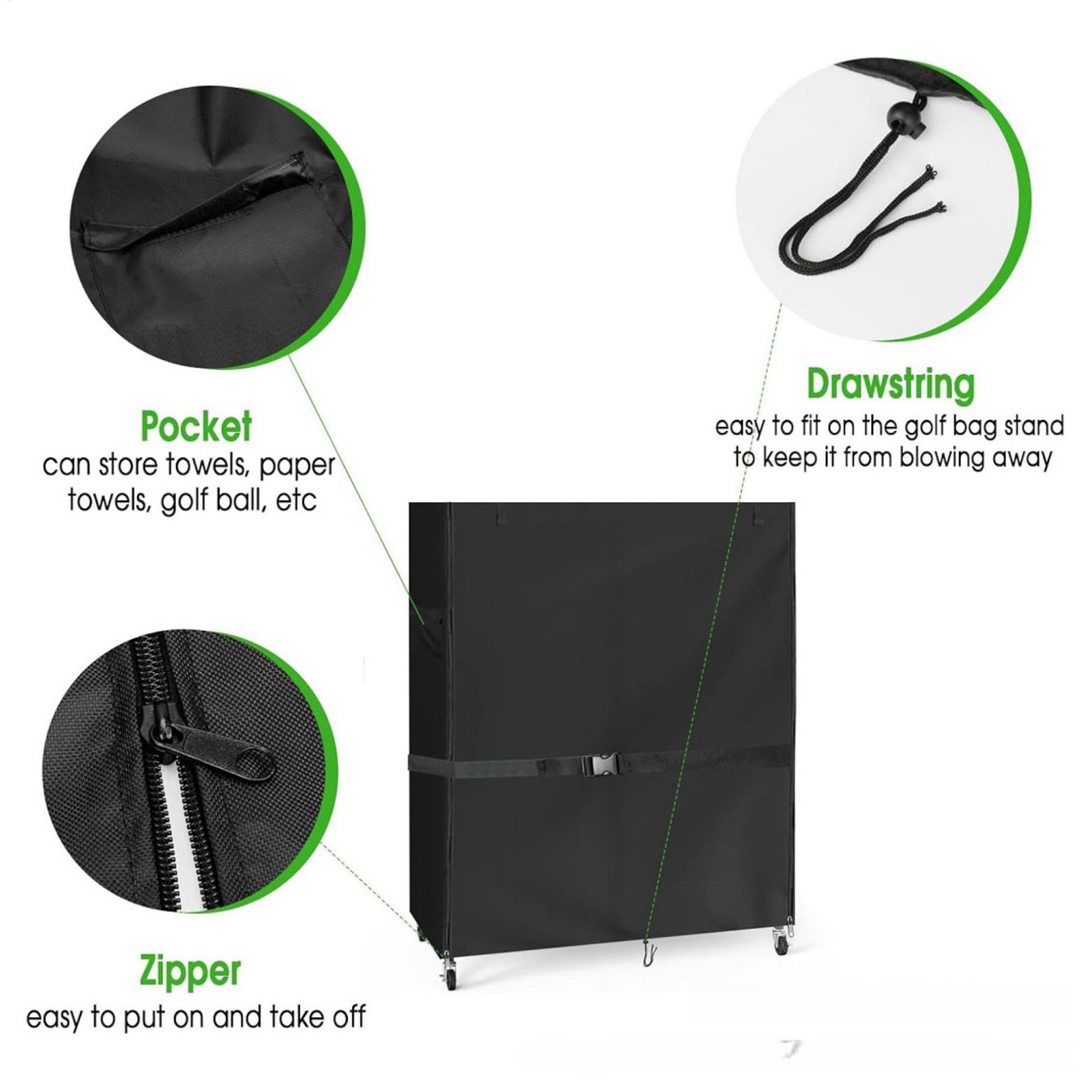 Golf Bag Stand Covers Oxford W - Golf Equipment Garage Organizer ulasan dan harga