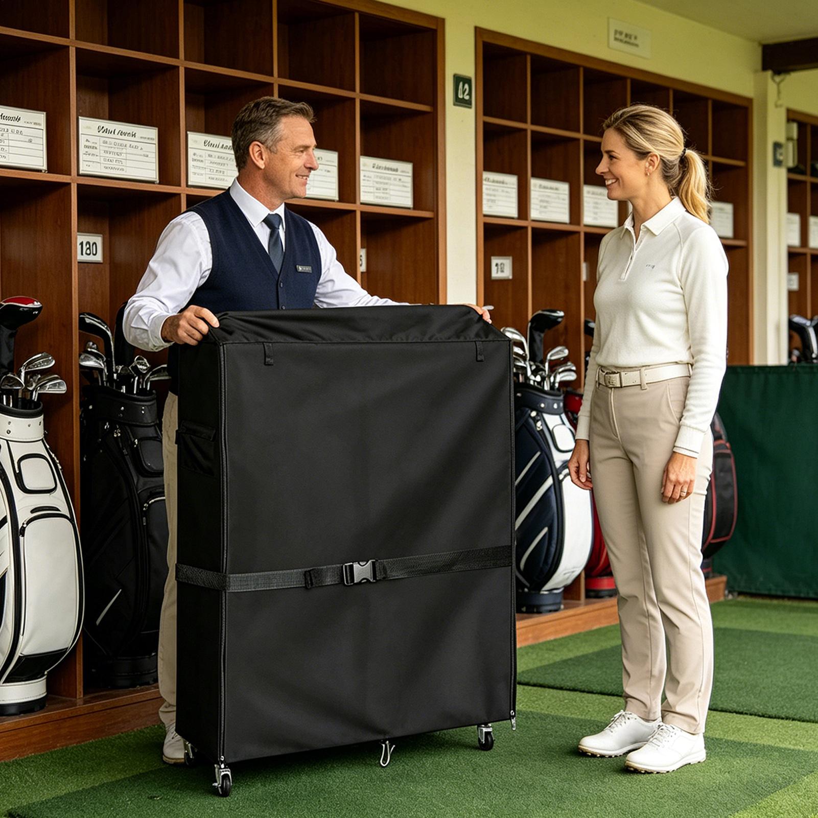 Dust Cover For Golf Storage Ra - Golf Equipment Garage Organizer ulasan dan harga