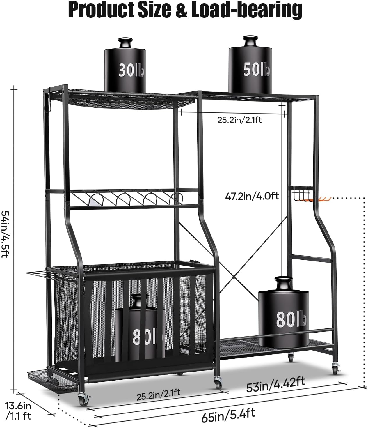Garage Sports Equipment Organi - Golf Equipment Garage Organizer ulasan dan harga