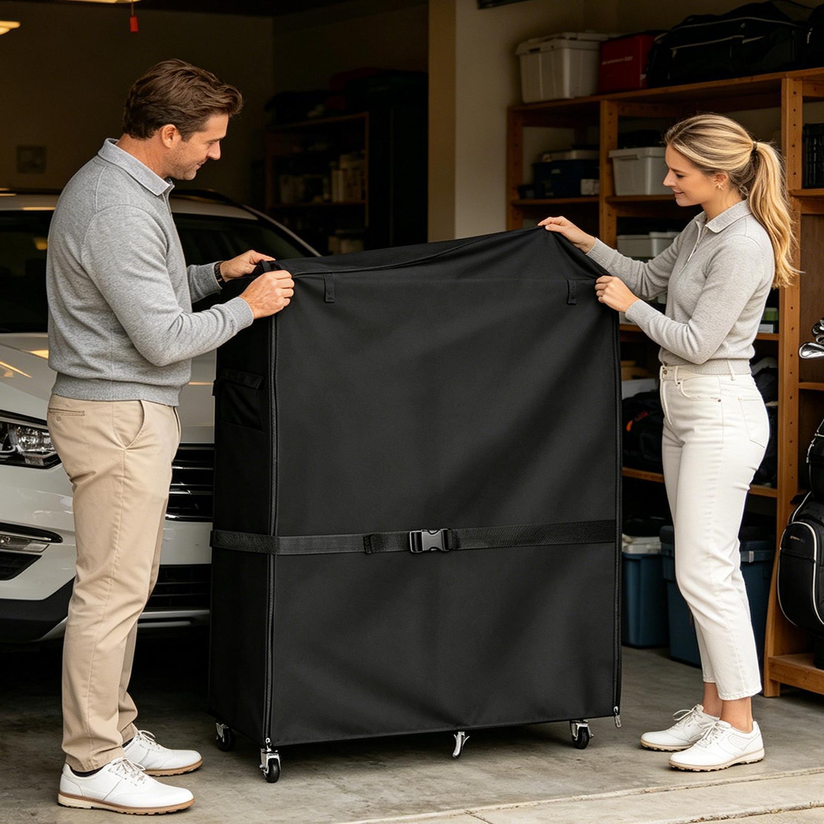 Golf Bag Stand Covers Oxford G - Golf Equipment Garage Organizer ulasan dan harga